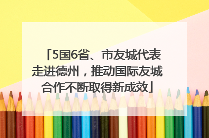 5国6省、市友城代表走进德州，推动国际友城合作不断取得新成效