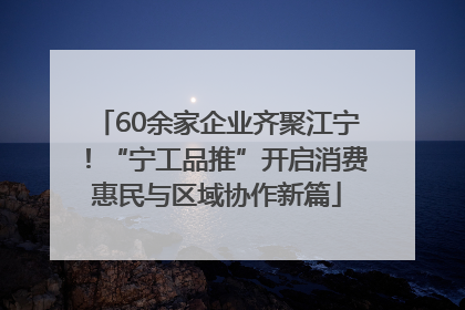 60余家企业齐聚江宁！“宁工品推”开启消费惠民与区域协作新篇
